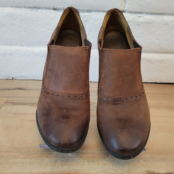 BOC Born Jenifer Heeled Booties Tan/Teak Size 10 - Picture 2 of 9